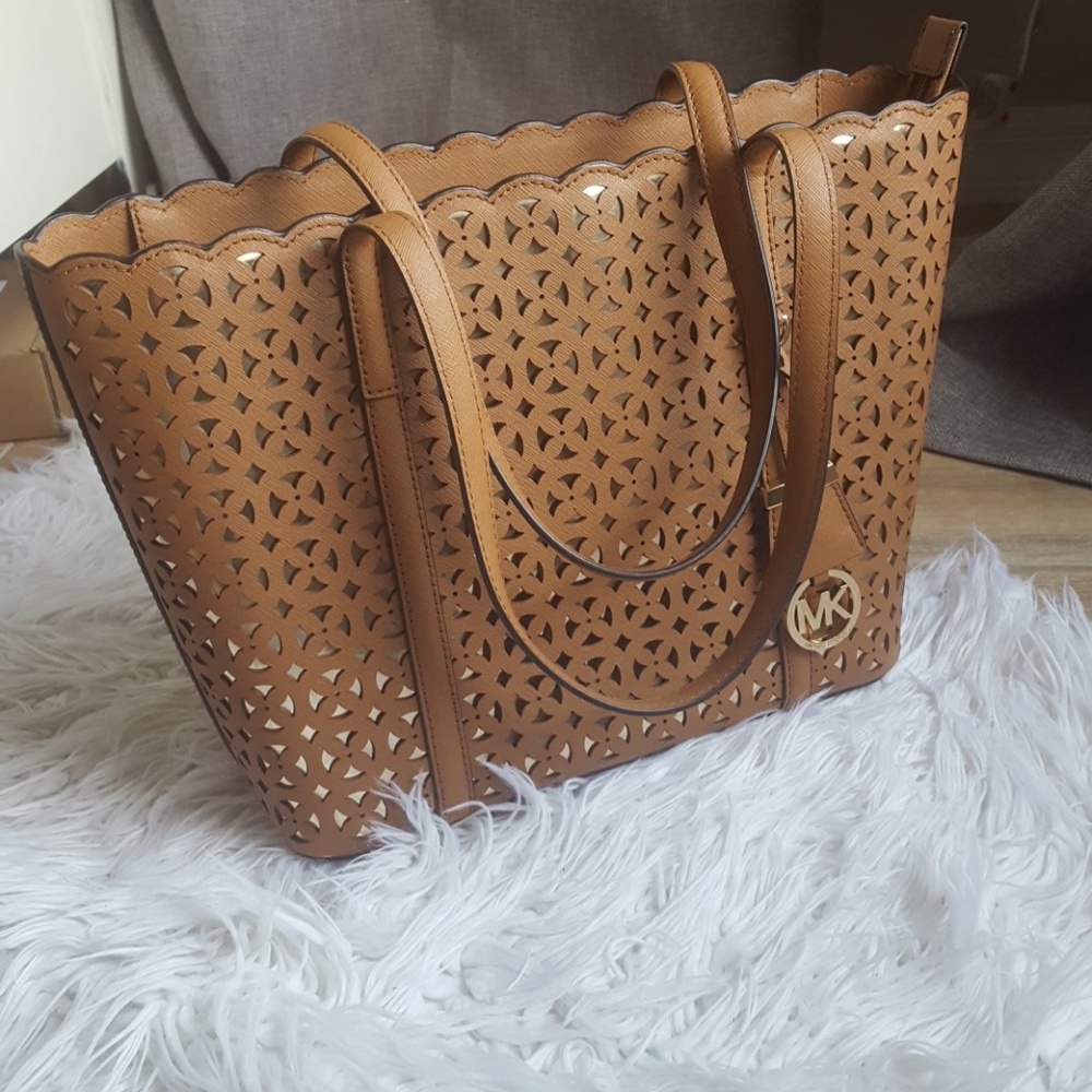 Authentic MK cognac purse